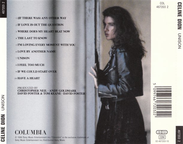 Celine Dion  Unison : Back